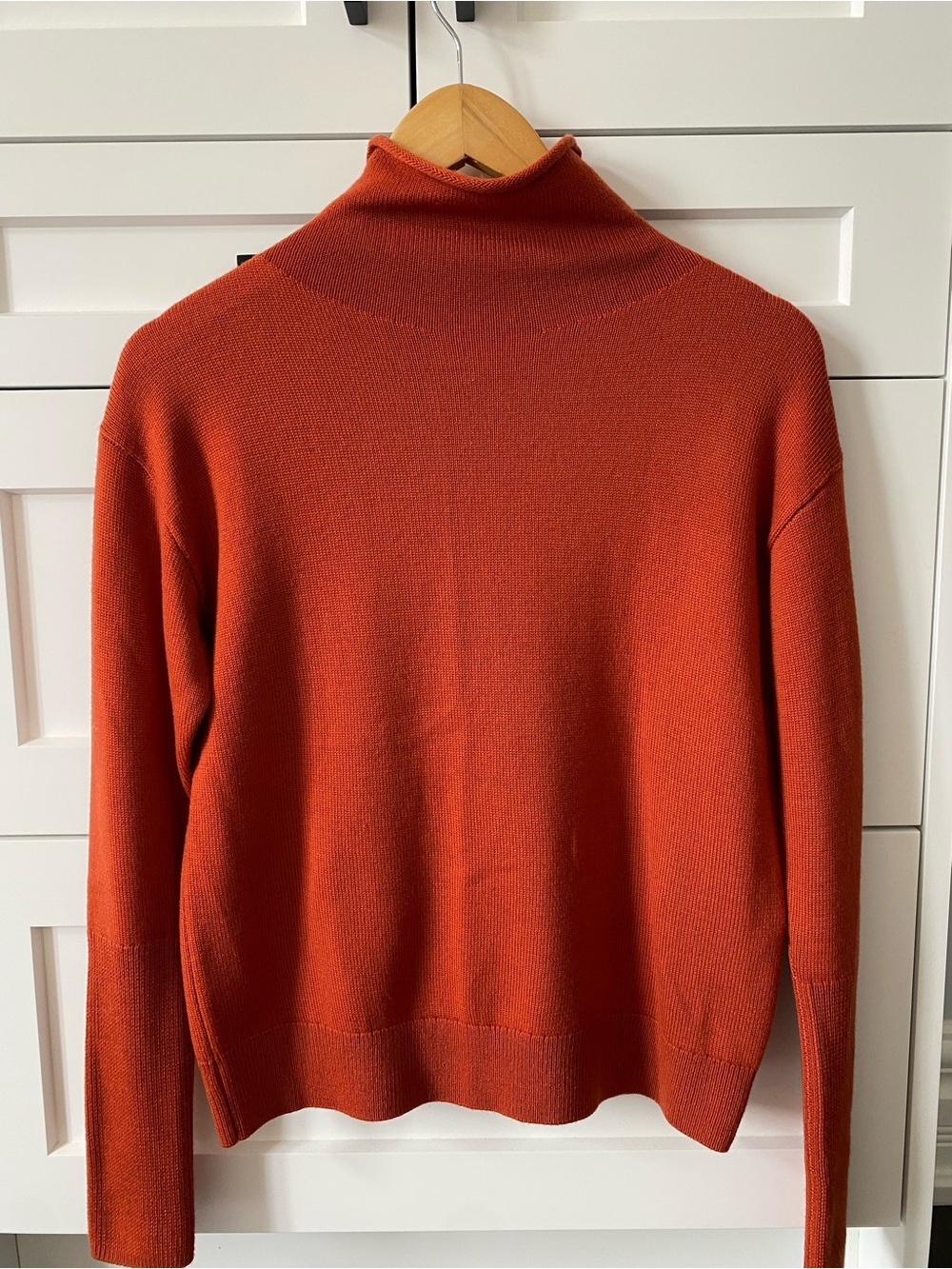 Wilfred Burnt Orange Turtleneck Sweater